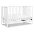 Sammy Scallop 4-in-1 Convertible Crib - White