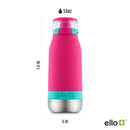 14Oz Stainless Steel Emma Kids' Water Bottle - Light Pink