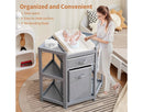 Baby Corner Changing Table - Gray