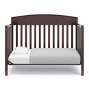 5-in-1 Convertible Baby Crib - Espresso