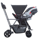 Sit Stand Double Stroller - Black