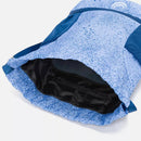 Elite Cinch Sports Drawstring Bag with Shoe Compartment - Noise Ice Blue