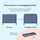 Marisol 6-Drawer Dresser - Cove Blue/Powder Blue