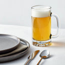 16 fl oz Glass Beer Mugs - 2-Pack