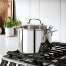 8qt Stainless Steel Stock Pot - Silver