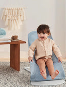 Ergonomic Baby Bouncer - Sky Blue/White