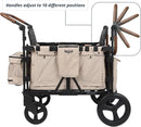 Vyoo 2-Seater Wagon - Mocha Brown for Kids