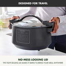 8-Quart Locking Lid Slow Cooker - Graphite
