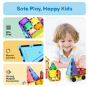 Magnetic Tile Building Set - 101 Pieces