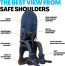 Baby and Child Shoulder Carrier - Black/Navy