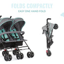 Volgo Twin Umbrella Stroller in Mint