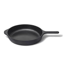12” Enameled Cast Iron Skillet - Charcoal