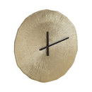 All Things Decor 16" Sancia Metal Wall Clock Diameter Gold