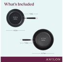 Hard Anodized Nonstick Frying Pan Set - 10.25" & 12.75"