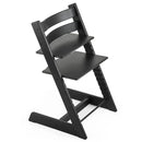 Tripp Trapp High Chair and Cushion with Tray - Black with Nordic Grey