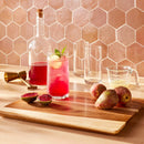 Nonslip Cutting Board - Natural Wood