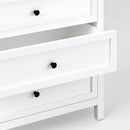 Traditional 4 Drawer Dresser - Classic White