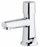 Chicago Faucets Chrome, Straight, Bathroom Sink Faucet, Manual Faucet Activation, 0.5 gpm - 3501-E2805ABCP