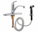 Chicago Faucets Chrome, Low Arc, Kitchen Sink Faucet, Manual Faucet Activation, 1.5 gpm - 432-ABCP