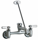 Chicago Faucets Straight Service Sink Faucet, Lever Faucet Handle Type, 12.00 gpm, Chrome - 897-RCF