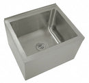 Advance Tabco 25 in x 21 in x 16 in Silver Mop Sink, 12 in Bowl Depth, Stainless Steel - 9-OP-40
