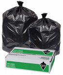 Tough Guy Trash Bag, 32 gal, LLDPE, Coreless Roll, Black, PK 50 - 29WK95