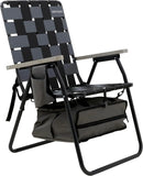Outdoor Folding Chair - Black/Charcoal