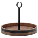 2-in-1 Tiered Lazy Susan - Brown