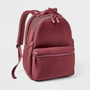 14L Faux Neoprene Backpack - Burgundy