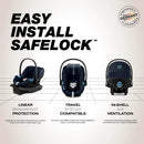 Aton G Infant Car Seat with SensorSafe - Ocean Blue