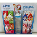 22oz. BPA-Free Plastic Water Bottle With Comfort Blue Grip Lid Plus 8 Zero Sugar Sip Cartridges