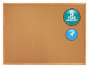 Quartet Push-Pin Bulletin Board, Cork, 36 inH x 48 inW, Natural - 304GGS