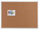 Quartet Push-Pin Bulletin Board, Cork, 48 inH x 72 inW, Brown - 2307