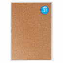 Quartet Push-Pin Bulletin Board, Cork, 48 inH x 72 inW, Brown - 2307