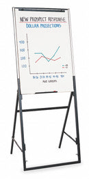 Quartet Gloss-Finish Melamine Dry Erase Board, Easel Mounted, Portable/Carry, 26"H x 35"W, White - 351900