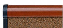 Quartet Push-Pin Bulletin Board, Cork, 36 inH x 48 inW, Light Cherry - B244LC