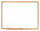 Quartet Gloss-Finish Melamine Dry Erase Board, Wall Mounted, 24"H x 36"W, White - S573GGS