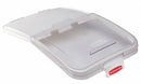 Rubbermaid 29 in" x 17 1/4 in" x 2 in" Polypropylene Storage Bin Lid, White - FG9F7900CLR