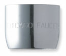 Chicago Faucets Aerated Outlet, Fits Brand Chicago Faucets, Chrome, Brass - E3JKABCP