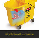 Rubbermaid Green Polypropylene Mop Bucket and Wringer, 8-3/4 gal. - FG758888GRN