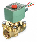 Redhat 120V AC Brass Solenoid Valve, Normally Closed, 3/4" Pipe Size - 8030G003