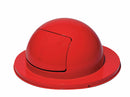 Rubbermaid Towne Series, Trash Can Top, Round, Dome with Push Door, 55 gal, Red - FG1855RD