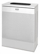 Rubbermaid 22 1/2 gal Rectangular Fire-Resistant Trash Can, Metal, Silver - FGSR18SSPL