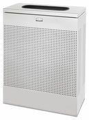 Rubbermaid 22 1/2 gal Rectangular Fire-Resistant Trash Can, Metal, Silver - FGSR18EPLSM