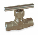 Parker Needle Valve, Straight, 316 SS, 1/2 In, FNPT - 8F-V12LR-SS