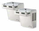 Halsey Taylor Refrigerated, Dispenser Design Wall, Water Cooler, Number of Levels 2, Front and Side Pushbar - HAC8BLSS-NF