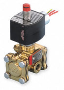 Redhat 24V DC Brass Solenoid Valve, Normally Closed, 1/4" Pipe Size - EF8316G301