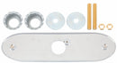 Chicago Faucets Trim and Cover Plate, Fits Brand Chicago Faucets, For Use with Series HyTronic, Chrome - 240.628.21.1
