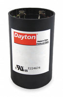 Dayton Round Motor Start Capacitor,460-552 Microfarad Rating,110-125VAC Voltage - 2MDU3
