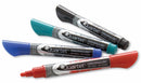 Quartet Dry Erase Markers, Bullet, Marker Cap Capped, Barrel Type Original, Number of Markers 4, PK 4 - 5001-1MA